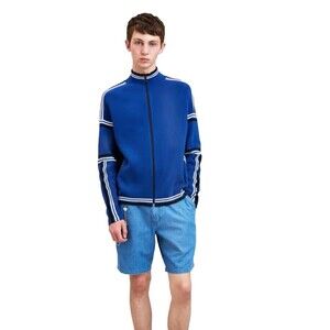 PS Paul Smith Mens Track Jacket Small S Blue Zip Up Spring 2018
